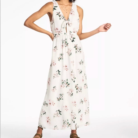 lucky brand floral maxi dress